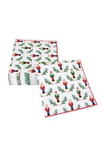 Caspari Christmas Paper Cocktail Napkins 20pk Little Nutcrackers