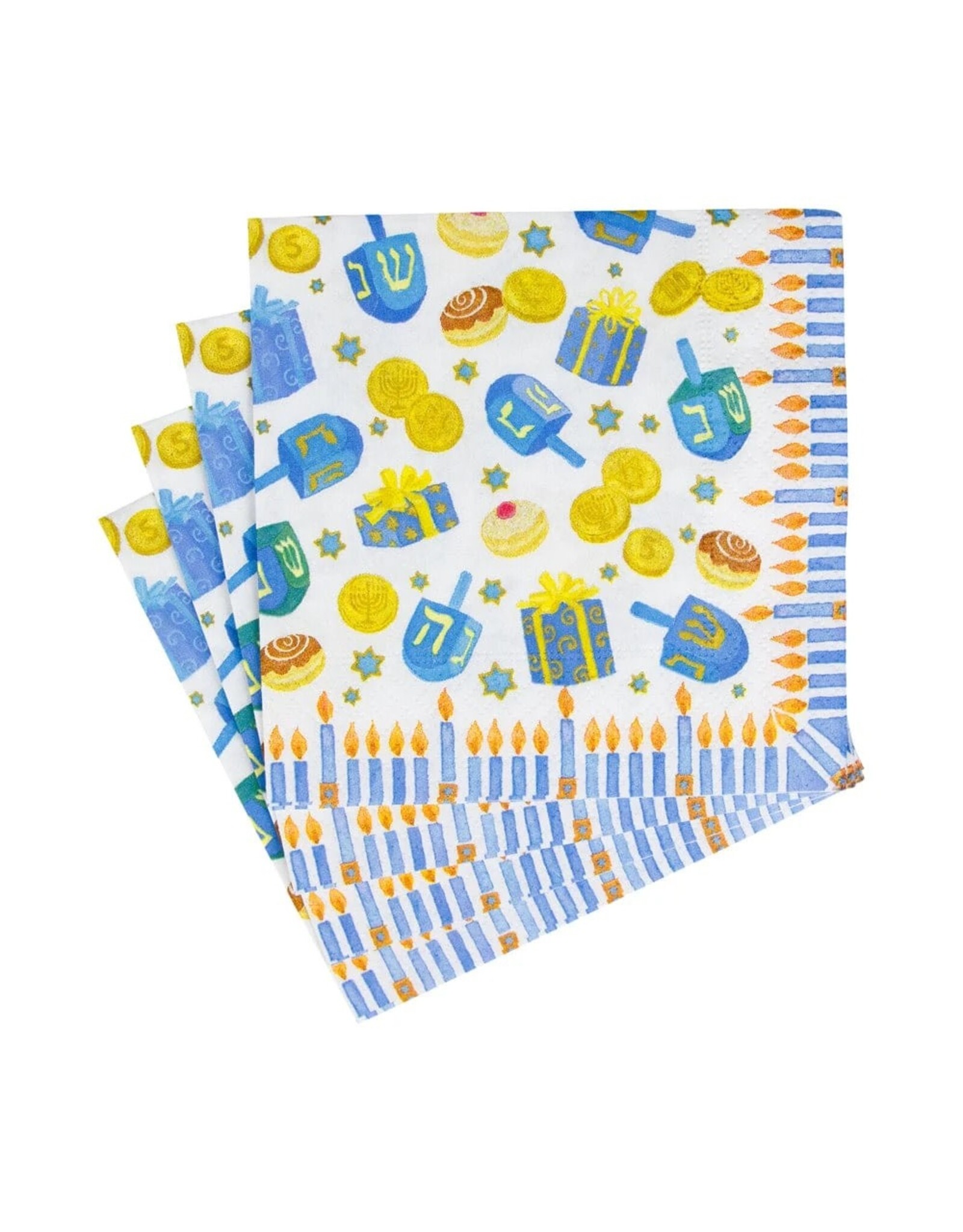 Caspari Christmas Paper Cocktail Napkins 20pk Little Nutcrackers
