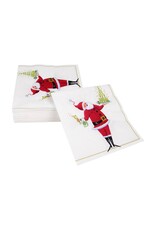 Caspari Christmas Paper Cocktail Napkins 20pk Santa Serving Drinks