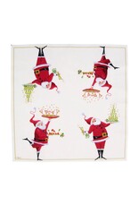 Caspari Christmas Paper Cocktail Napkins 20pk Santa Serving Drinks