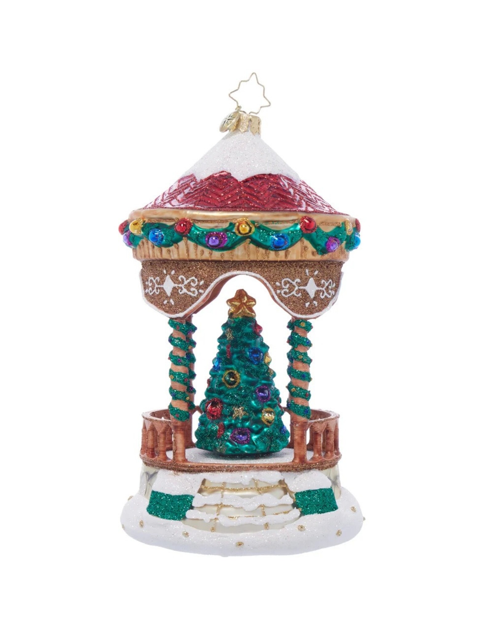 Christopher Radko Peaceful Polar Pavilion Christmas Ornament LTD
