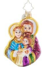 Christopher Radko Love of Family Gem Holy Family Nativity Ornament