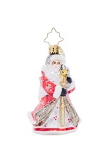 Christopher Radko Winter Splendor Santa Gem Ornament