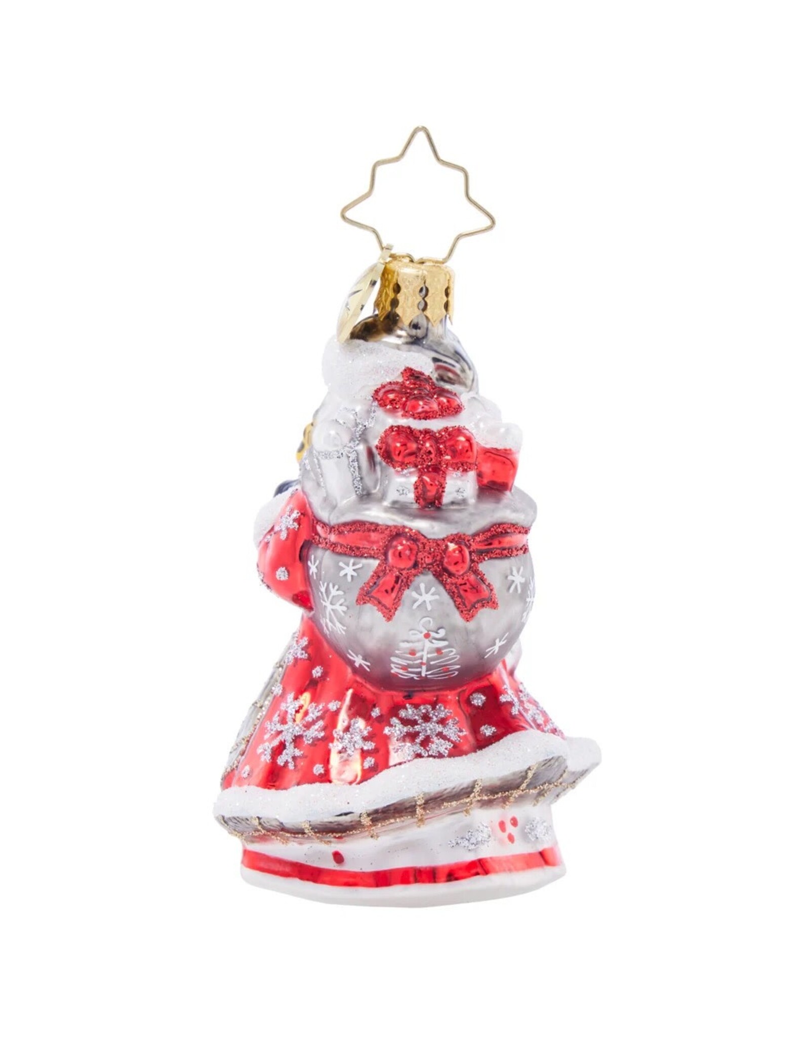 Christopher Radko Winter Splendor Santa Gem Ornament