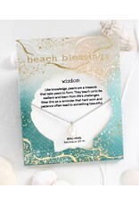 Periwinkle by Barlow Beach Blessings Necklaces | WISDOM Pearl-Silver