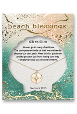 Periwinkle by Barlow Beach Blessings Necklaces | DIRECTION Compass-Gold