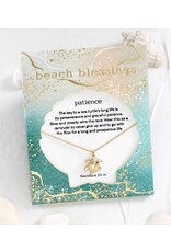 Periwinkle by Barlow Beach Blessings Necklaces | PATIENCE Turtle-Gold