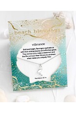 Periwinkle by Barlow Beach Blessings Necklaces | VIBRANCE Flamingo-Silver