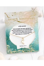 Periwinkle by Barlow Beach Blessings Necklaces | VIBRANCE Flamingo-Gold