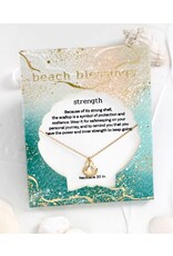 Periwinkle by Barlow Beach Blessings Necklaces | STRENGTH Scallop-Gold