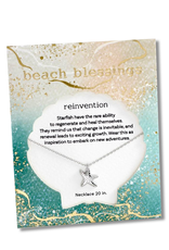 Periwinkle by Barlow Beach Blessings Necklaces | REINVENTION Starfish-Silver