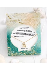 Periwinkle by Barlow Beach Blessings Necklaces | REINVENTION Starfish-Gold