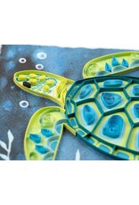 Quilling Card Lauderdale-By-The-Sea Quilled Sea Turtle Reef Card