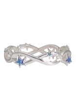 Periwinkle by Barlow Bracelets | Stretch Bracelet Silver w Starfish