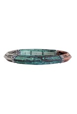 Periwinkle by Barlow Bracelets | TriTone w Arrow Pattern Bracelet