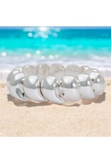 Periwinkle by Barlow Bracelets | Stretch Bracelet Sculpted Silver