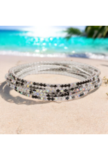 Periwinkle by Barlow Bracelets | Black and AB Crystals Bracelet