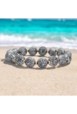 Periwinkle by Barlow Bracelets | Antiqued Beads w Hearts Bracelet