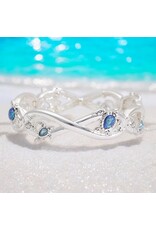 Periwinkle by Barlow Bracelets | Silver Infinity Sea Turtles Bracelet