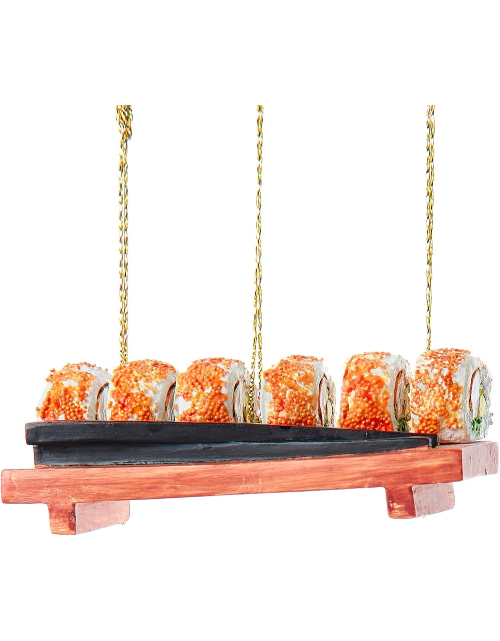 Kurt Adler Salmon Sushi Roll Japanese Sushi Christmas Ornament