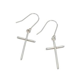 Periwinkle by Barlow Earrings | Silver Cross