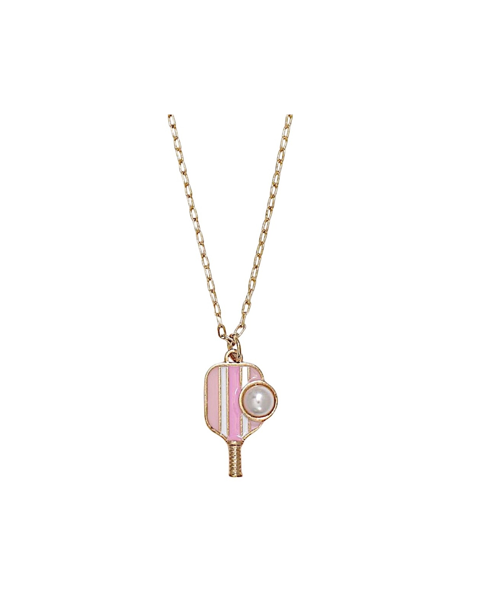 Periwinkle by Barlow Necklaces | Pickleball Paddle with Pearl