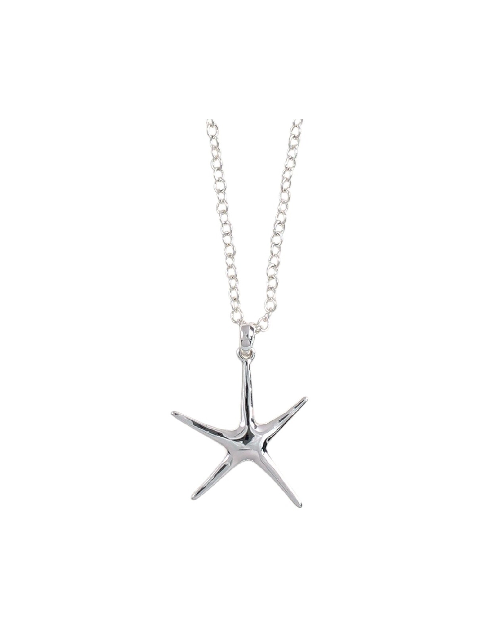Periwinkle by Barlow Necklaces | Silver Dancing Starfish