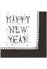 Caspari Happy New Year New Years Eve Party Paper Cocktail Napkins 24pk