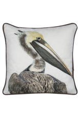 Tide Hill Pelican Embroidered Pillow Cover Tide Hill Pelican Embroidered Pillow Cover