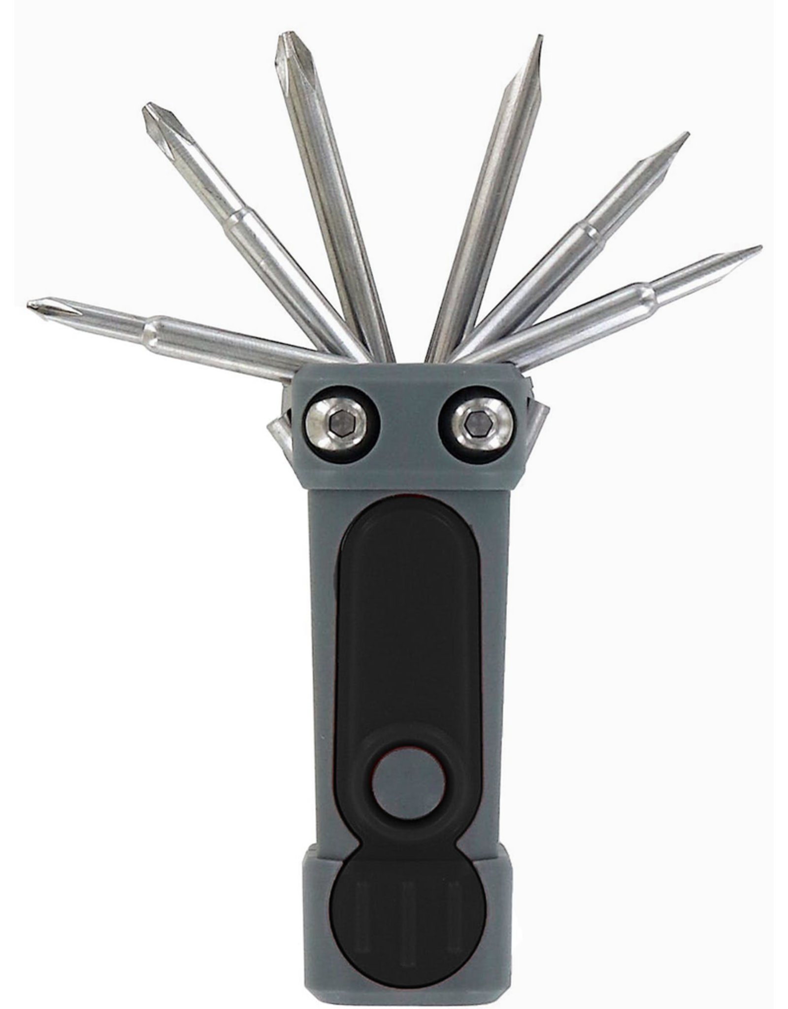 8-In-1 Pocket Toolkit Dual-Light Screwdriver Set Black