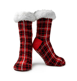 Two Left Feet Mistletoes Slipper Socks | Festive In Flannel