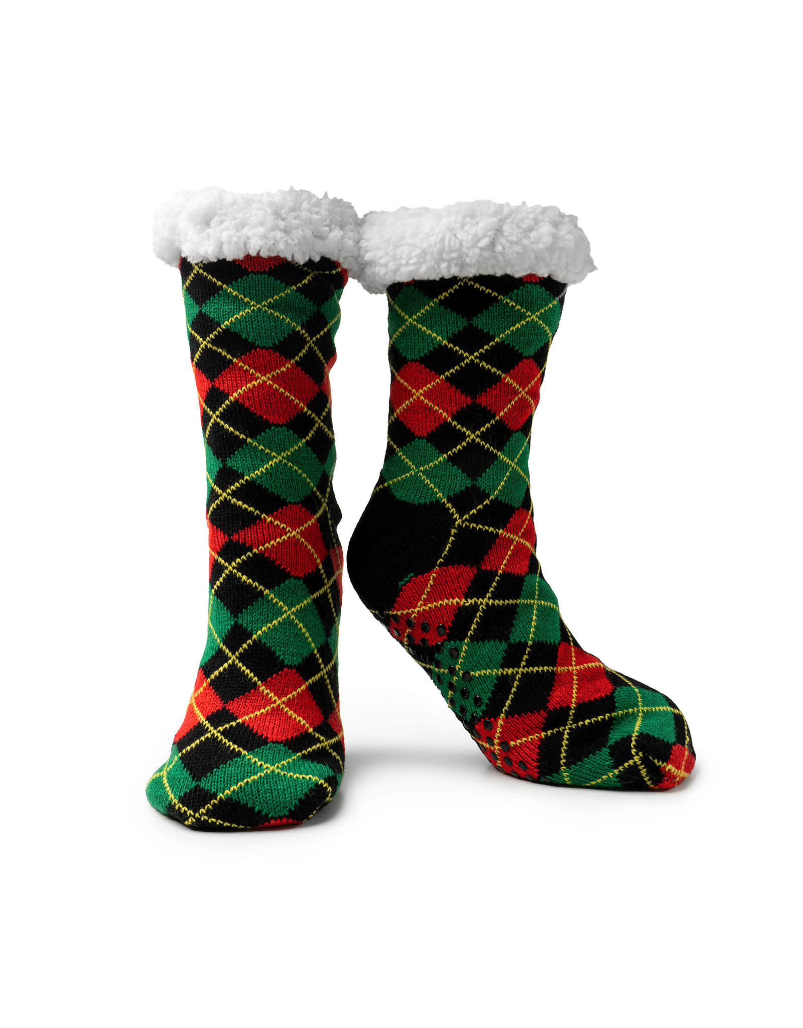 Two Left Feet Mistletoes Slipper Socks | Sweater Weather