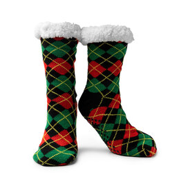 Two Left Feet Mistletoes Slipper Socks | Sweater Weather