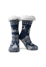 Two Left Feet Mistletoes Slipper Socks | Winter Wonderland