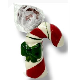 Mud Pie Ceramic Christmas Toothpick Holder | Candy Cane