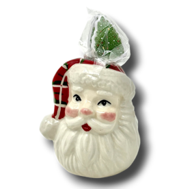 Mud Pie Ceramic Christmas Toothpick Holder | Santa Claus
