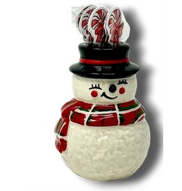 Mud Pie Ceramic Christmas Toothpick Holder | Snowman