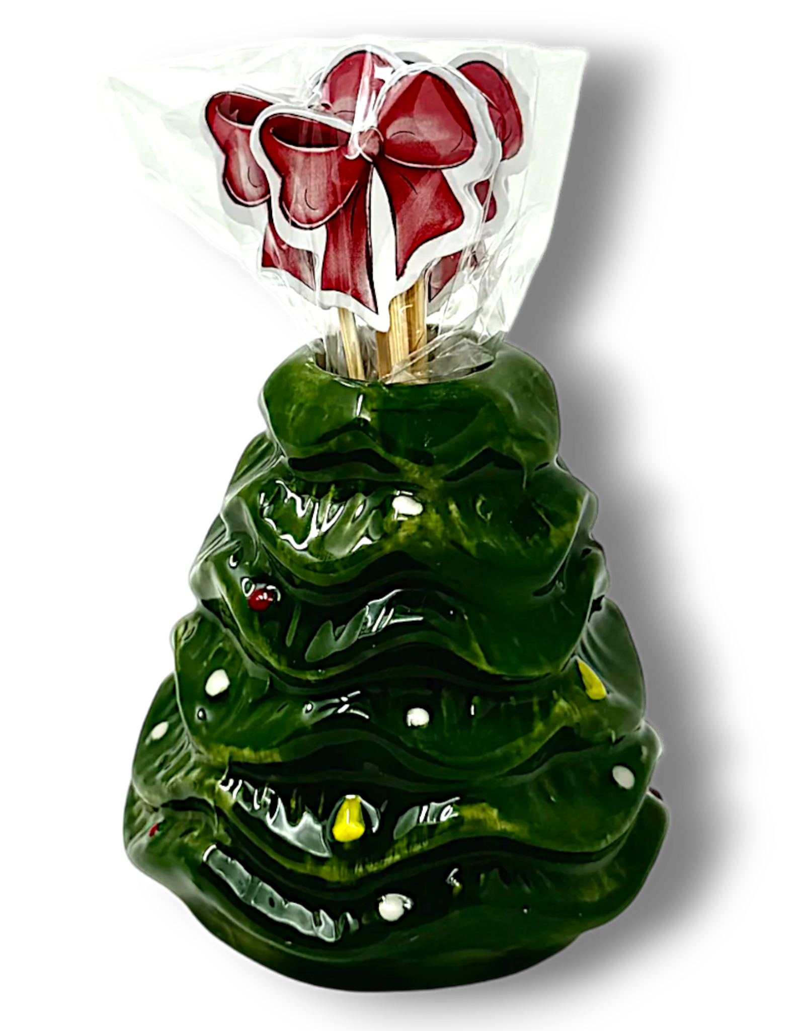 Mud Pie Ceramic Christmas Toothpick Holder | Christmas Tree
