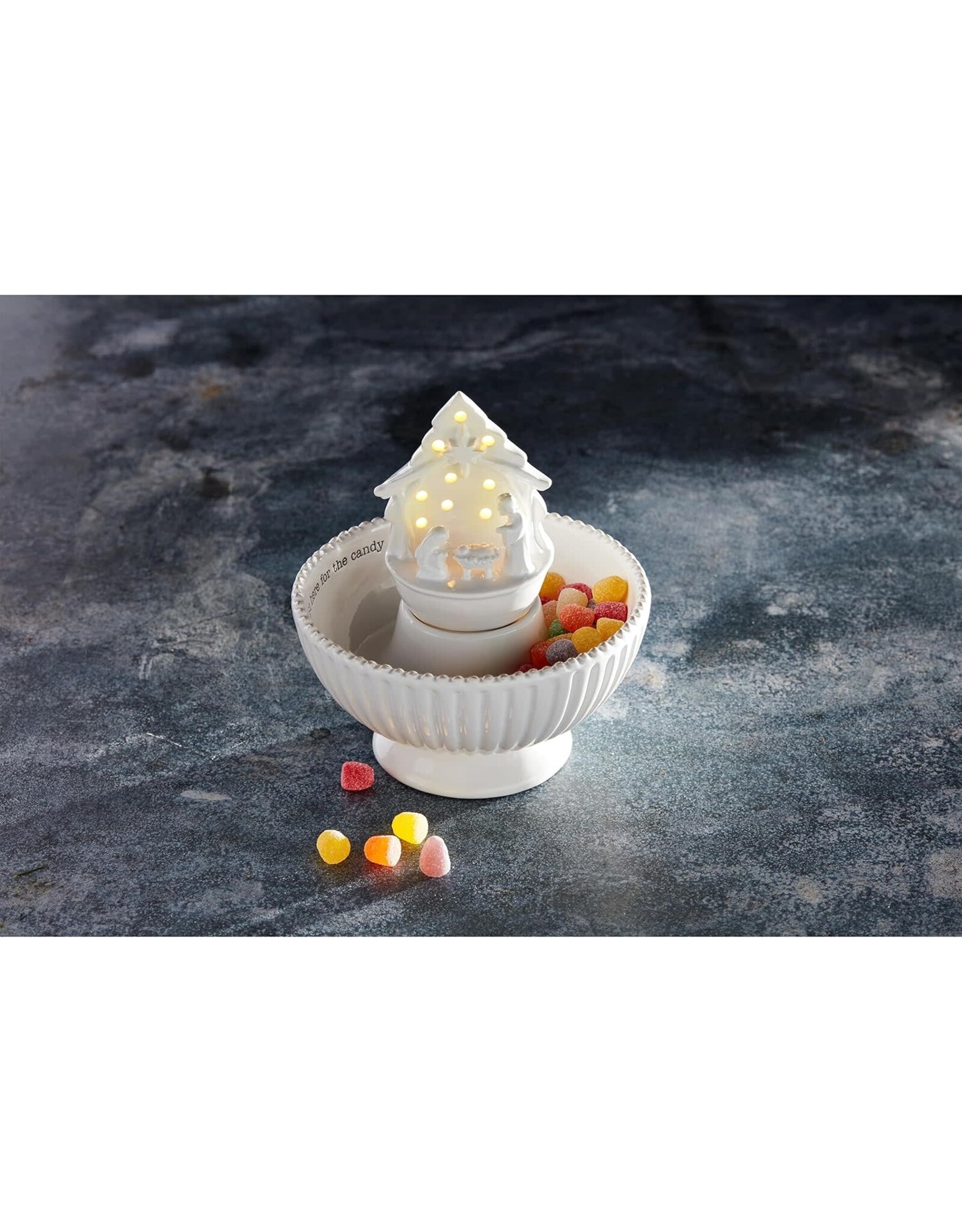 Mud Pie Light-Up Nativity Sitter
