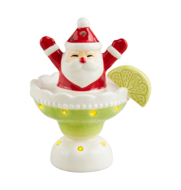 Mud Pie Light-Up Santa Margarita Sitter