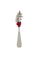 Mud Pie Christmas Spreaders | Mistletoe Toile Metal Spreader