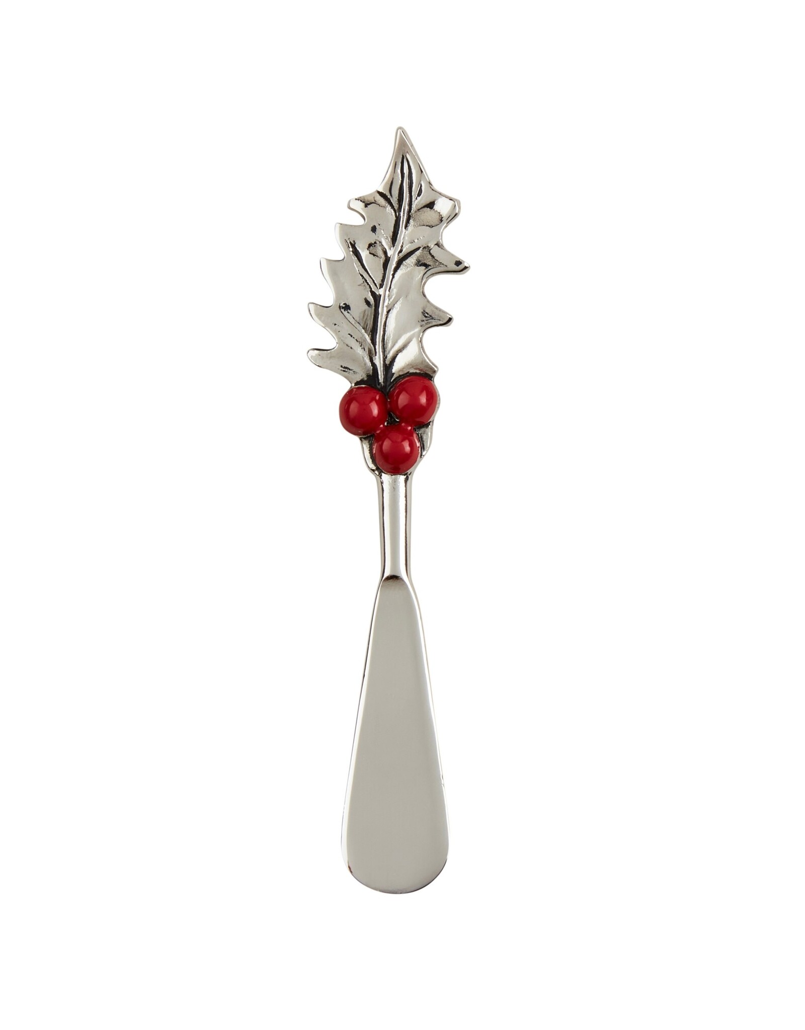 Mud Pie Christmas Spreaders | Mistletoe Toile Metal Spreader