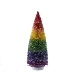 Kurt Adler Rainbow Sisal Christmas Tree Table-Top 12 Inch - 1 FT