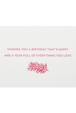 PAPYRUS® Birthday Card Tropical Art Everything You Love