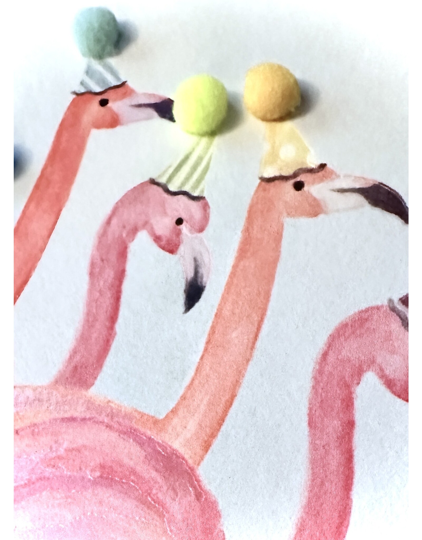 PAPYRUS® Birthday Card Party Flamingos