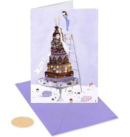 PAPYRUS® Birthday Card Girl On Cake Awesome Style
