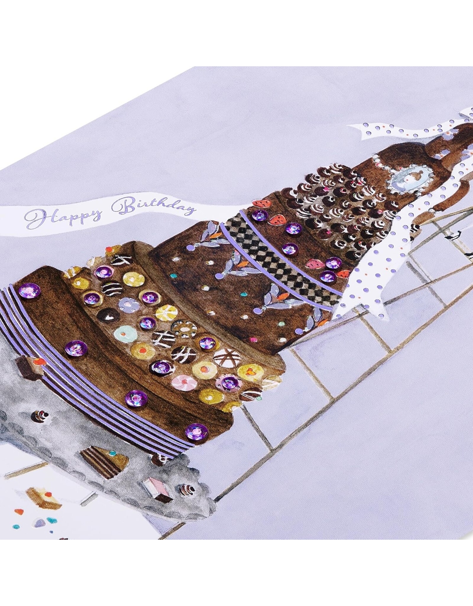 PAPYRUS® Birthday Card Girl On Cake Awesome Style