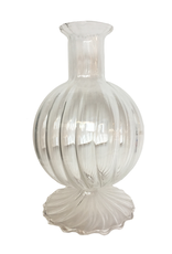 Expo Fluted Glass Vase Reed Diffuser and Fragrance Holder 5.75H