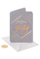 PAPYRUS® Birthday Card 40th Welcome To Forty