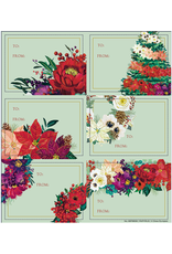 PAPYRUS® Christmas Adhesive Gift Labels 12 To From Labels | Foliage